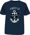 Tricou "A smooth sea never made a skilful sailor"