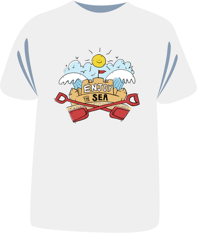 Tricou sailing copii "Enjoy The Sea"