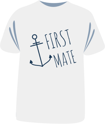 Tricou sailing "First Mate"